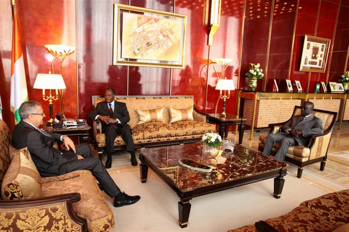 Au palais présidentiel, mardi: le chef de l`Etat a accordé une audience au vice-Président du Soudan, aux Ambassadeurs du Liban et d’Allemagne, et au Premier ministre Duncan